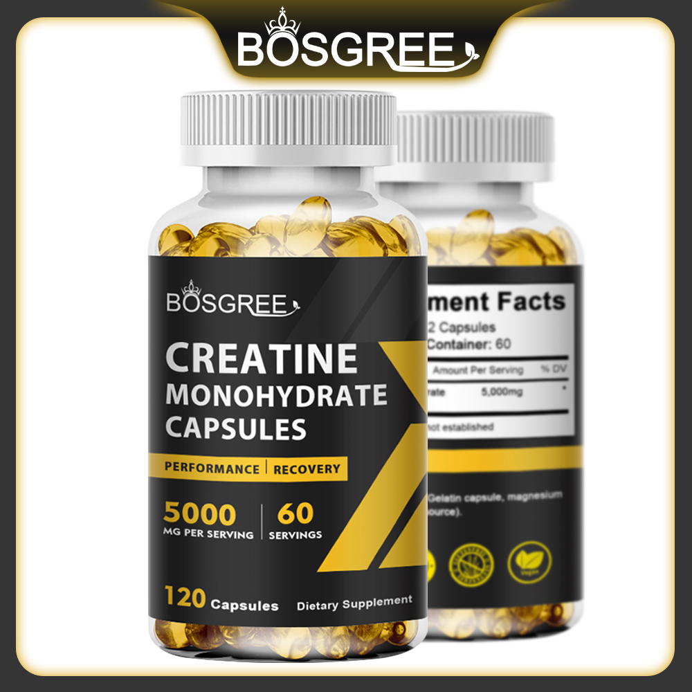 Pre Workout Supplement - Creatine Monohydrate Capsules | Creatine Pills,