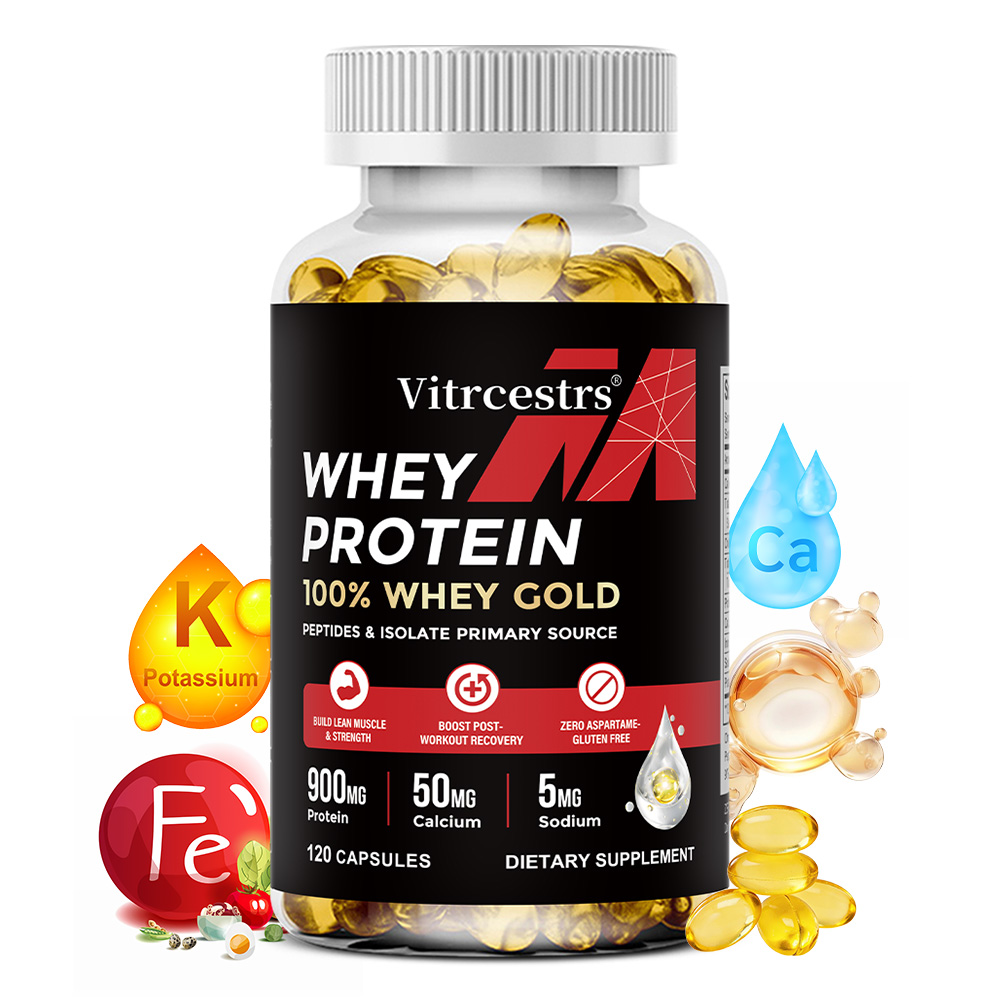 Pre Workout Supplement - Whey Protein Concentrate Capsules - 900mg