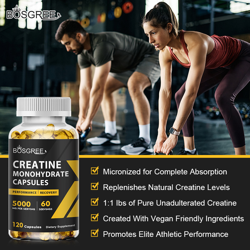 Creatine Monohydrate Capsules  - огляд і ціна Pre Workout Supplement