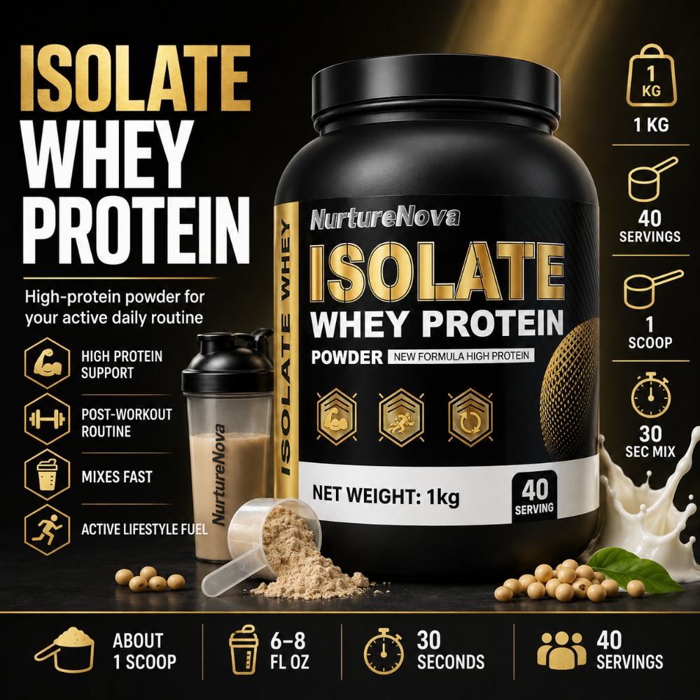 NurtureNova Isolate Whey Prote - огляд і ціна Nutrition Workout