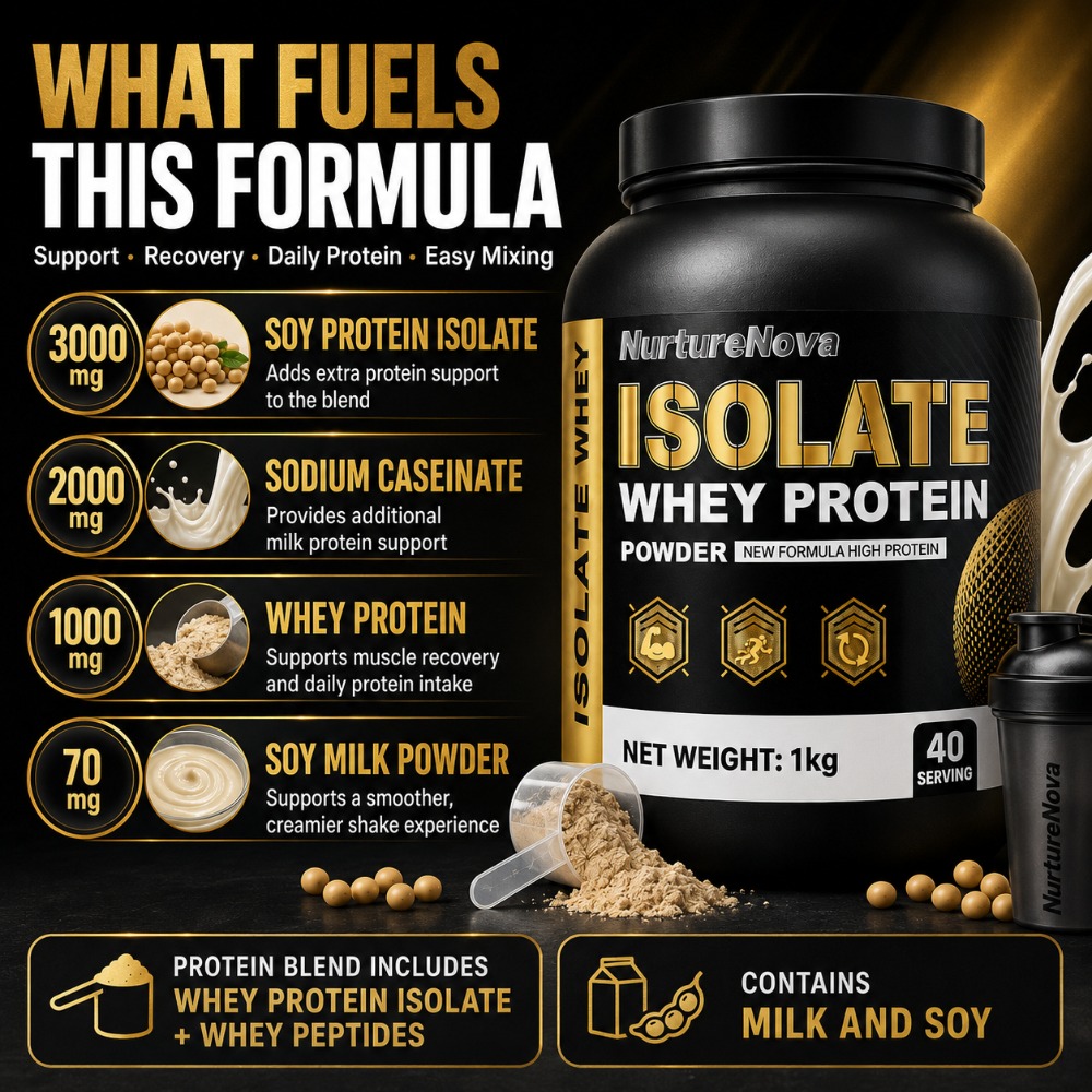 NurtureNova Isolate Whey Prote - огляд і ціна Nutrition Workout