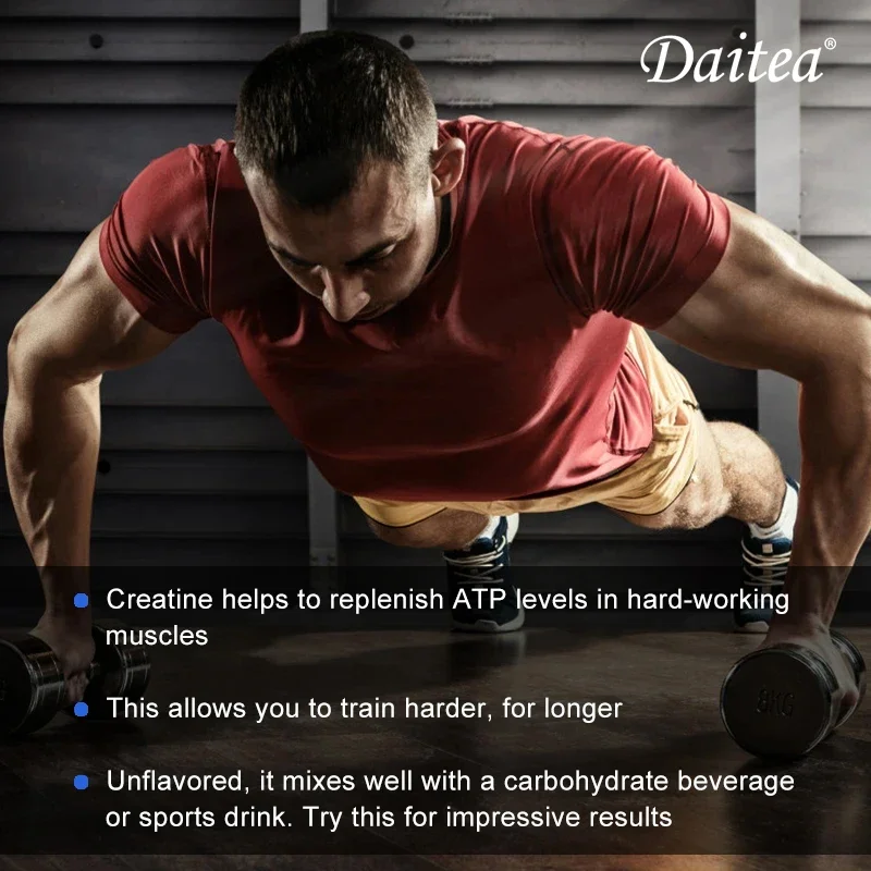 Daitea Creatine 3000 mg Monohy - огляд і ціна Pre Workout Supplement
