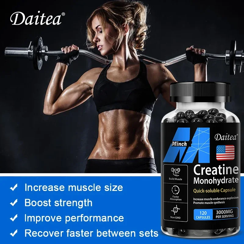 Daitea Creatine 3000 mg Monohy - огляд і ціна Pre Workout Supplement