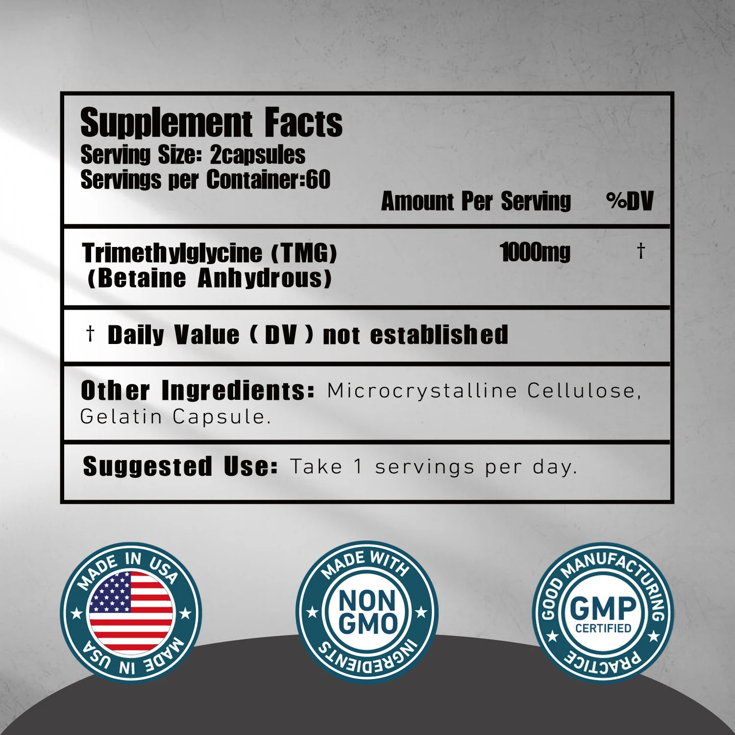 TMG Trimethylglycine - Promote - огляд і ціна Pre Workout Supplement