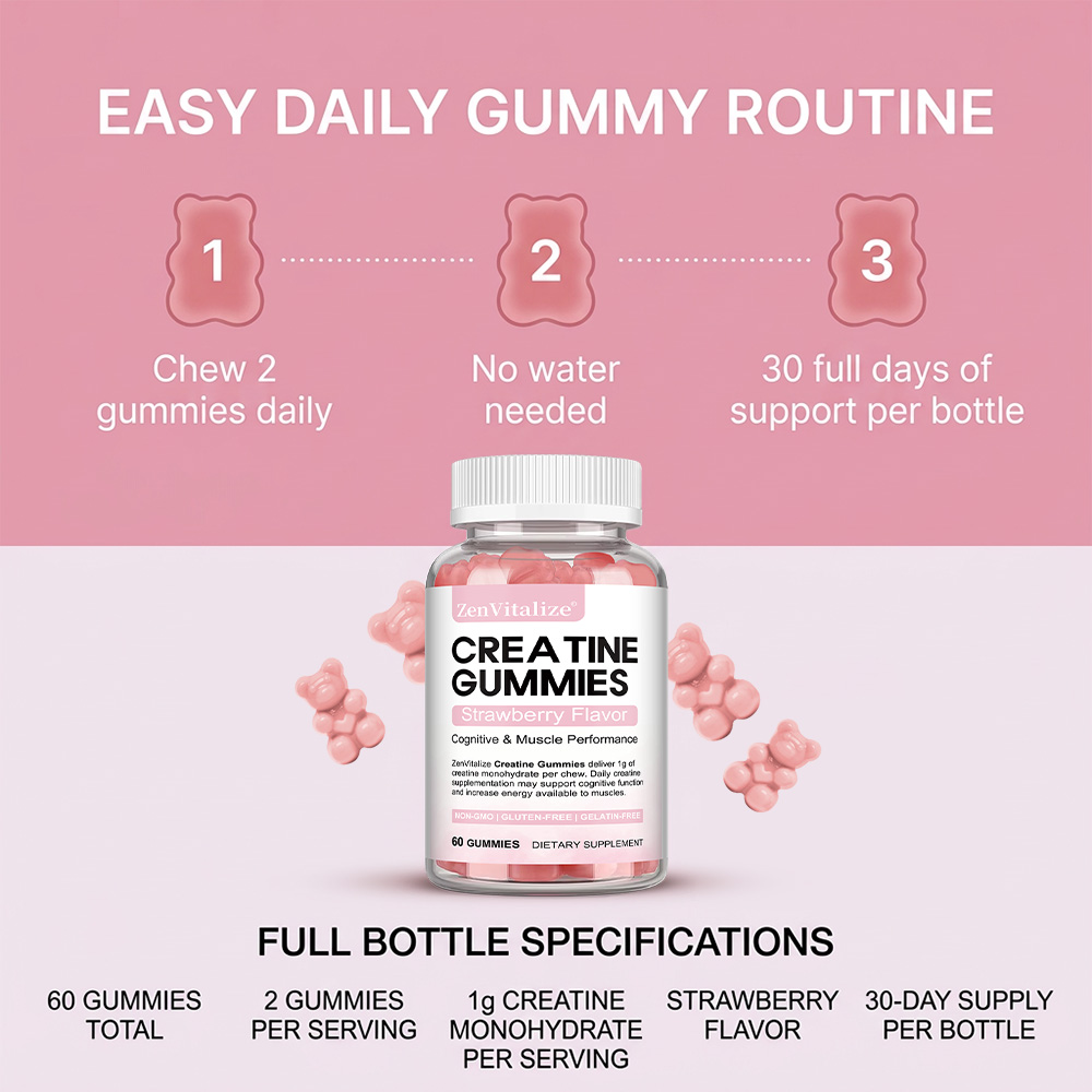 Creatine Gummies, Pre & Post W - огляд і ціна Nutrition Workout