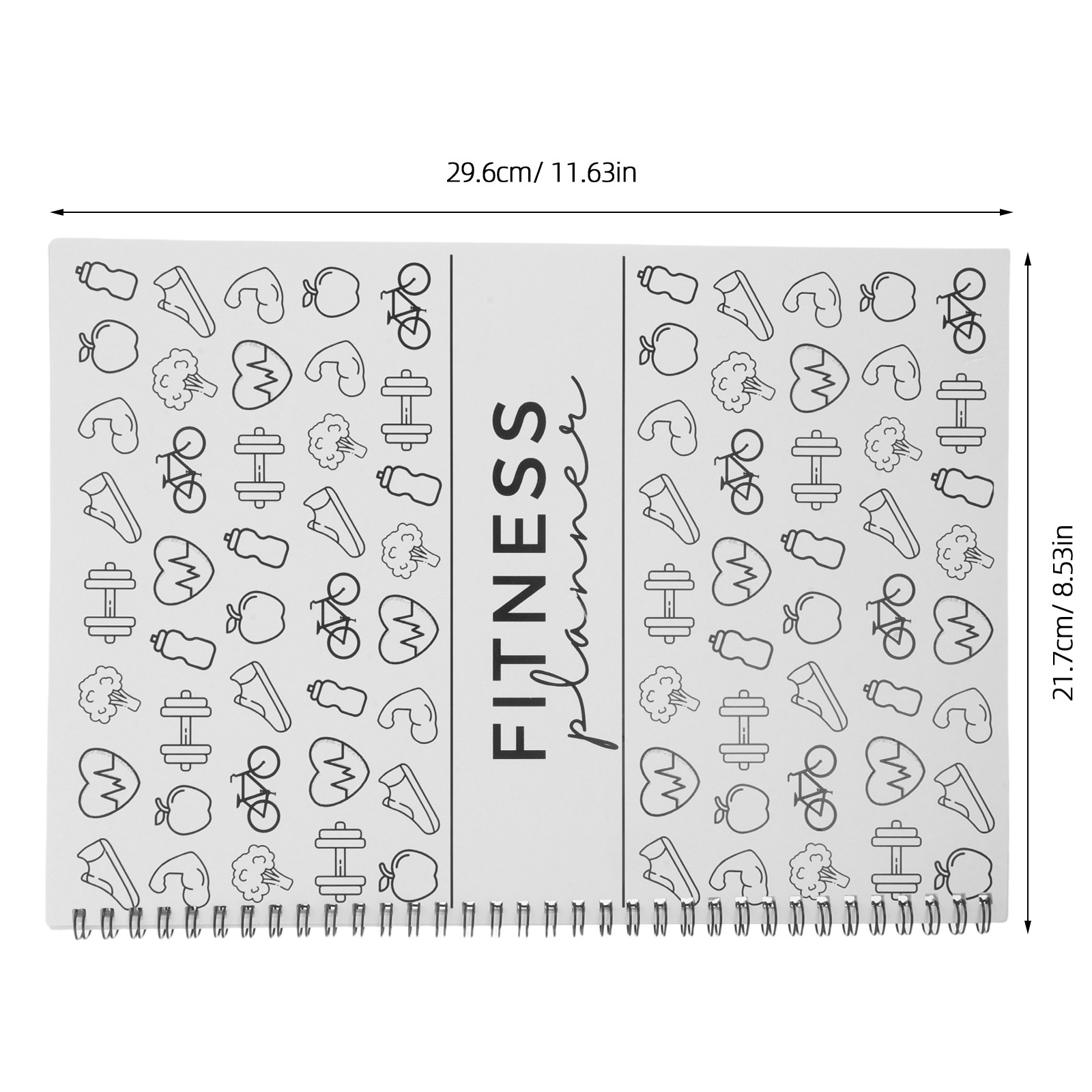 Fitness Log Book 11.7 X 8.5 Fi - огляд і ціна Nutrition Workout