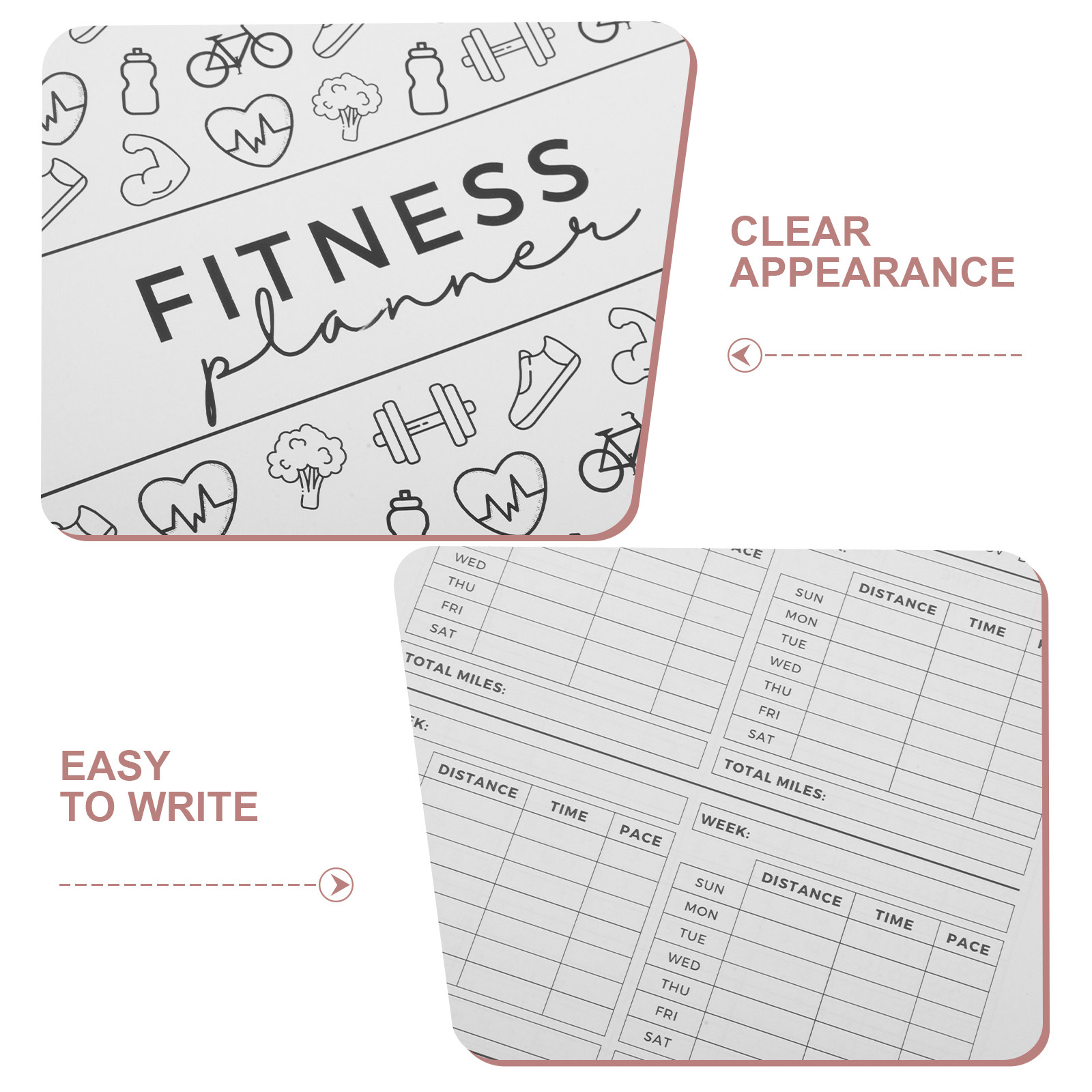 Fitness Log Book 11.7 X 8.5 Fi - огляд і ціна Nutrition Workout
