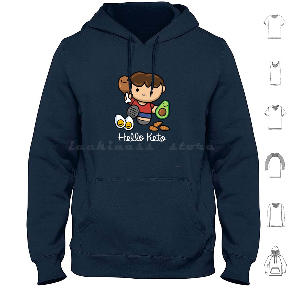Hello Keto Hoodie Cotton Long  - огляд і ціна Nutrition Workout