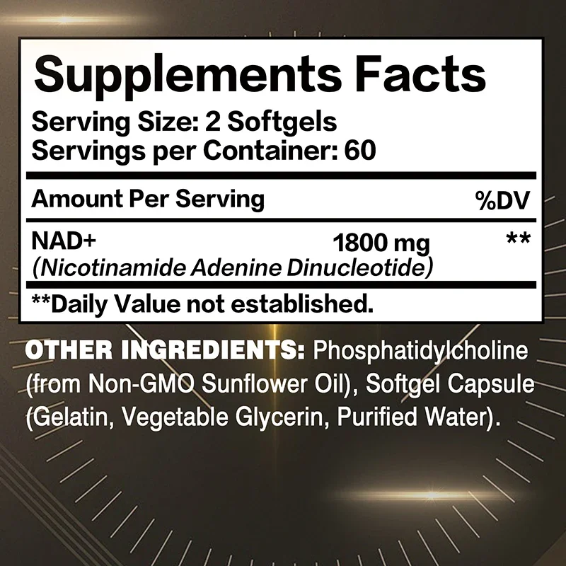 Liposomal NAD Supplement - Sup - огляд і ціна Pre Workout Supplement