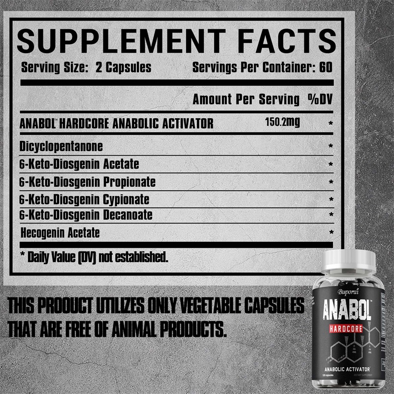Anabol Supplement - Enhances E - огляд і ціна Pre Workout Supplement